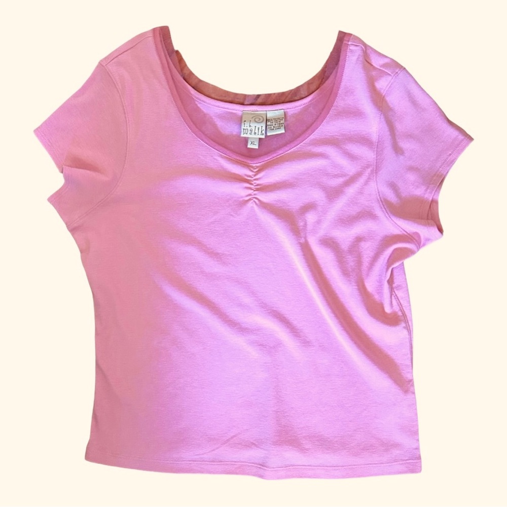 F. L. malik pink boutique shirt never worn size XL
